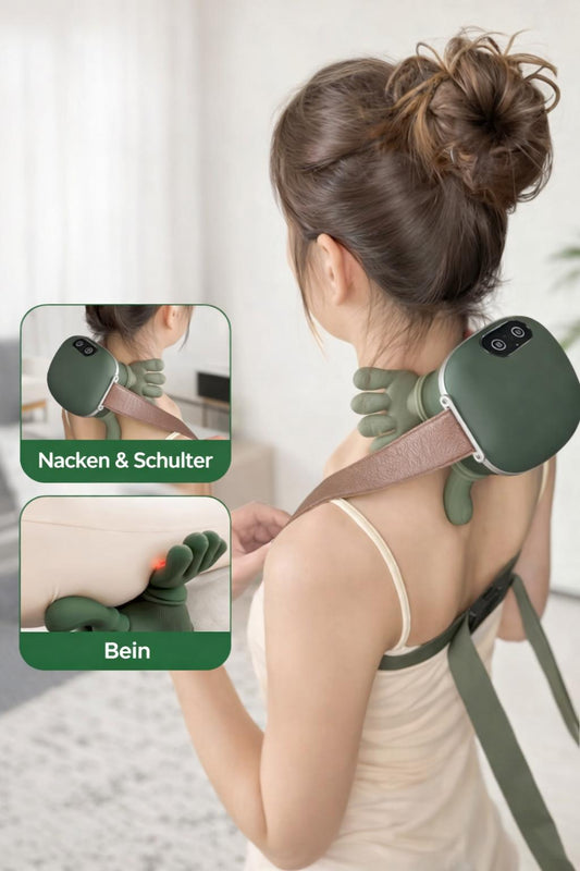 CerviRelax™ – Kabelloses Nacken- & Schultermassagegerät für tiefe Entspannung