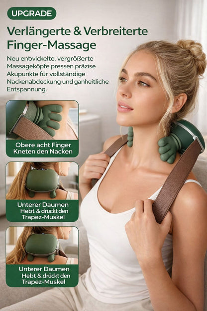 CerviRelax™ – Kabelloses Nacken- & Schultermassagegerät für tiefe Entspannung