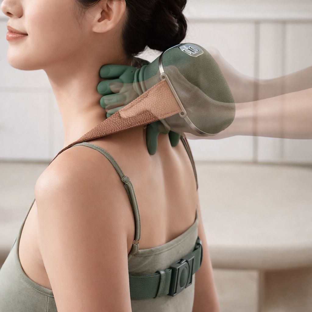 CerviRelax™ – Kabelloses Nacken- & Schultermassagegerät für tiefe Entspannung